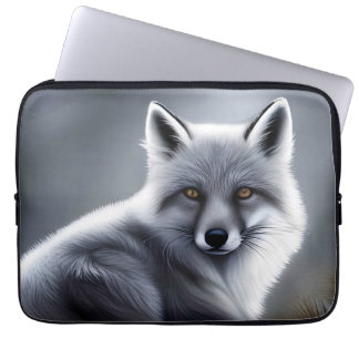 Gorgeous Artic Fox Laptop Sleeve