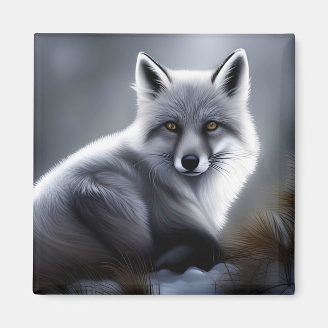Gorgeous Artic Fox  Magnet (Front)