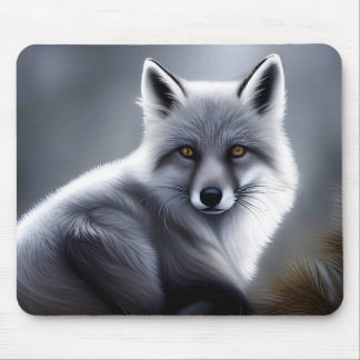 Gorgeous Artic Fox  Mouse Pad