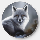 Gorgeous Artic Fox Wireless Charger (Front)
