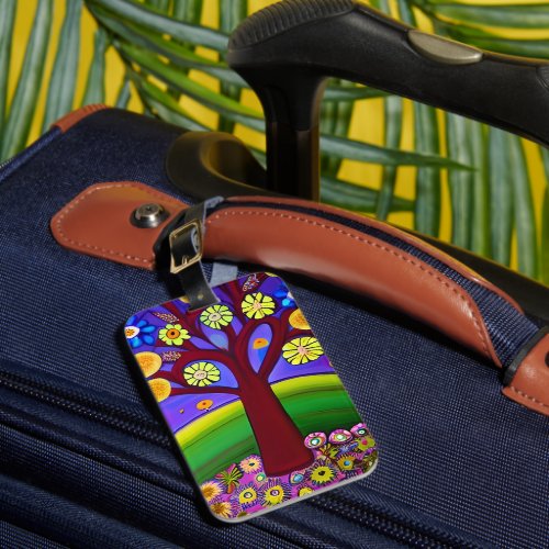 Gorgeous Artwork  Keeping in Touch  Luggage Tag