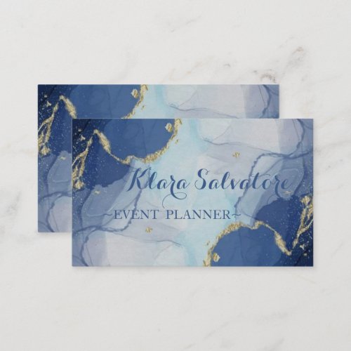Gorgeous Awesome Beautiful Blue Marble Business Card