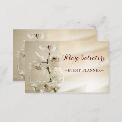 Gorgeous Awesome Beautiful Orchid Business Card