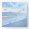Gorgeous Beach Love Wall Clock with Your Text