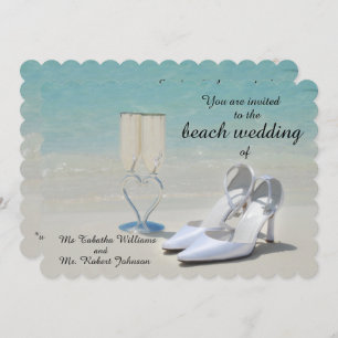 Gorgeous Beach Wedding Invitation