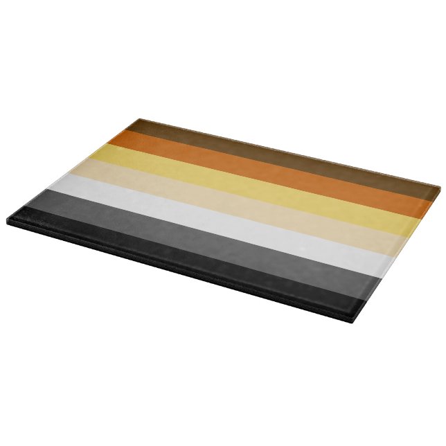 Gorgeous Bear Pride Flag Cutting Board (Corner)