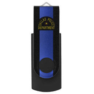 Gorgeous Beautiful Most Popular Thin Blue Line Flash Drive
