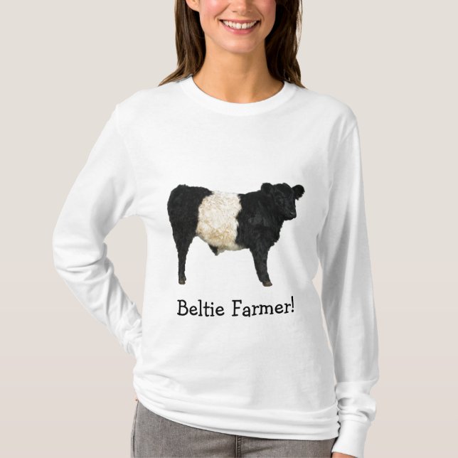 Gorgeous Belted Galloway Steer Cutout T-Shirt (Front)