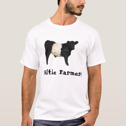 Gorgeous Belted Galloway Steer Cutout T_Shirt