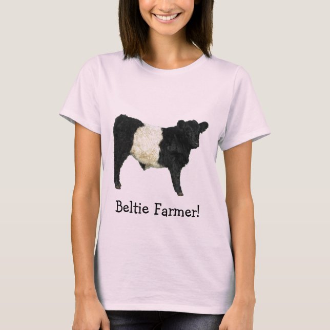 Gorgeous Belted Galloway Steer Cutout T-Shirt (Front)
