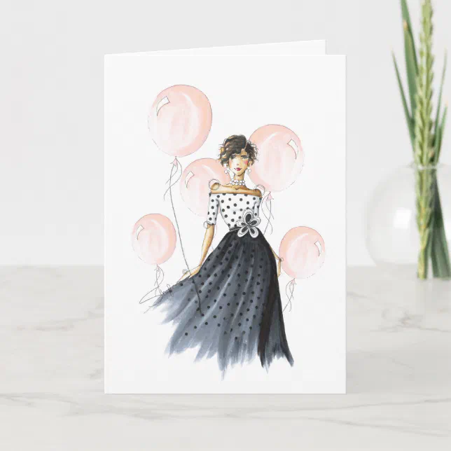 birthday dress drawing Frosted Cake Dress 'Happy Birthday' L / Happy Birthday