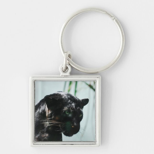 Gorgeous Black Panther Keychain (Front)