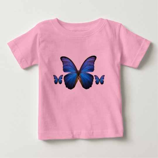 Gorgeous Blue Morpho Butterfly Baby T-Shirt