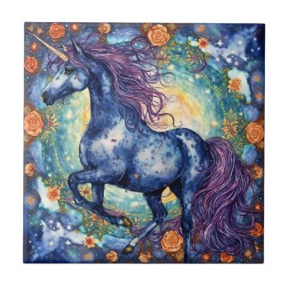 Gorgeous Blue Unicorn