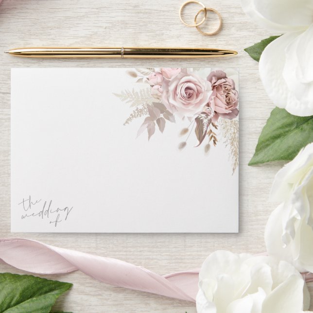 Gorgeous Blush Floral the wedding of Envelope (Wedding)