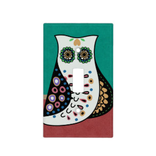 Gorgeous Bohemian Hippy Owl Light Switch Cover