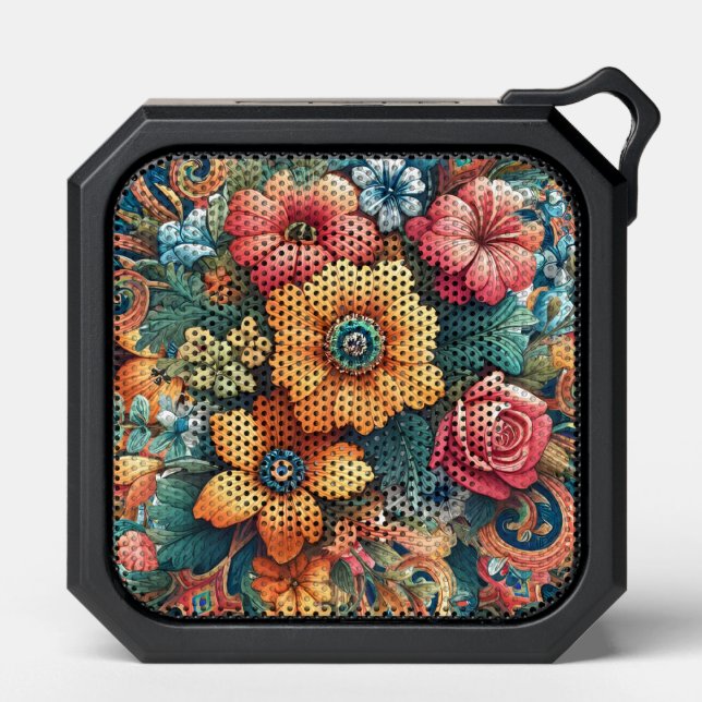 Gorgeous Bouquet of Flowers Bluetooth Speaker (Front)