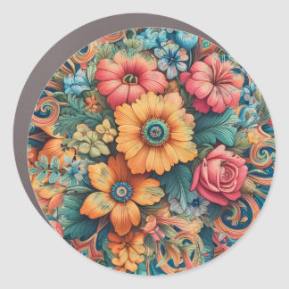 Gorgeous Bouquet of Flowers Car Magnet