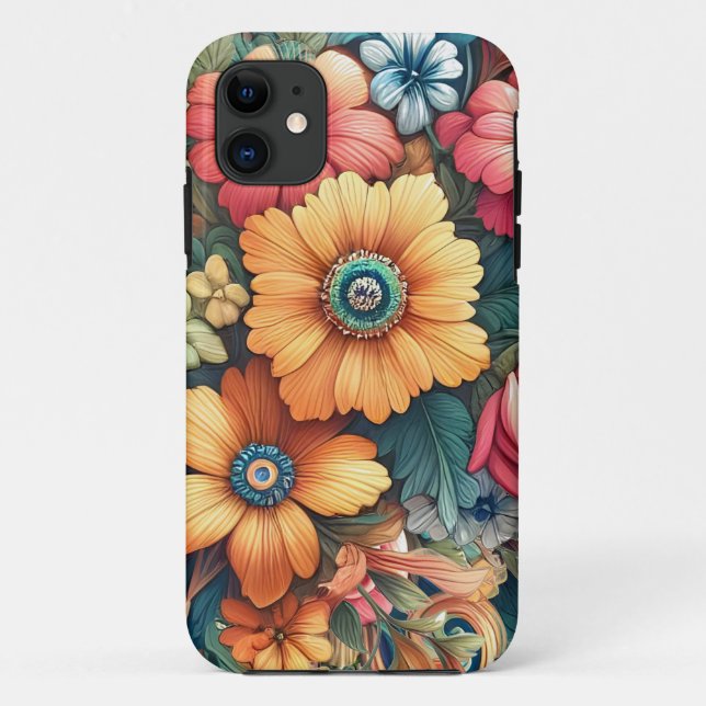 Gorgeous Bouquet of Flowers Case-Mate iPhone Case (Back)