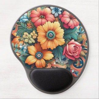 Gorgeous Bouquet of Flowers Gel Mouse Pad