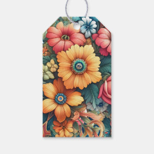 Gorgeous Bouquet of Flowers Gift Tags