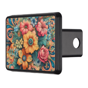 Gorgeous Bouquet of Flowers Hitch Cover