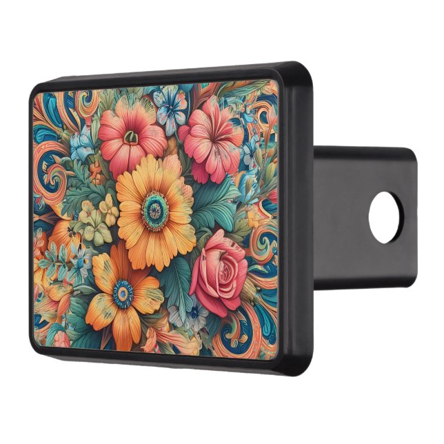 Gorgeous Bouquet of Flowers Hitch Cover (Left)
