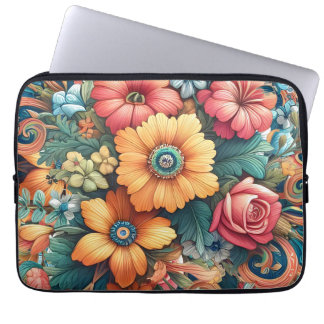 Gorgeous Bouquet of Flowers Laptop Sleeve
