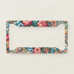 Gorgeous Bouquet of Flowers License Plate Frame