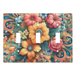 Gorgeous Bouquet of Flowers Light Switch Cover