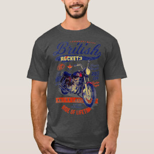 Gorgeous BSA Rocket 3 British Motorcycle Classic V T-Shirt