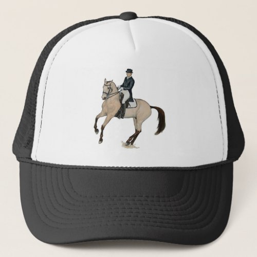 Gorgeous Buckskin Dressage Horse Art Trucker Hat