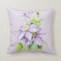 Gorgeous Bunch Of Lilac Flowers Throw Pillow