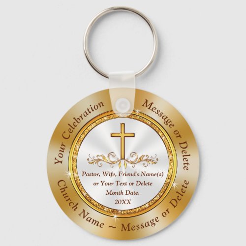 Gorgeous Cheap Church Souvenirs for Anniversary  Keychain