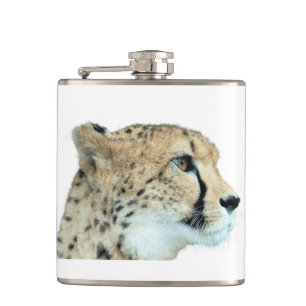 Gorgeous Cheetah Beautiful Cat Photo Flask