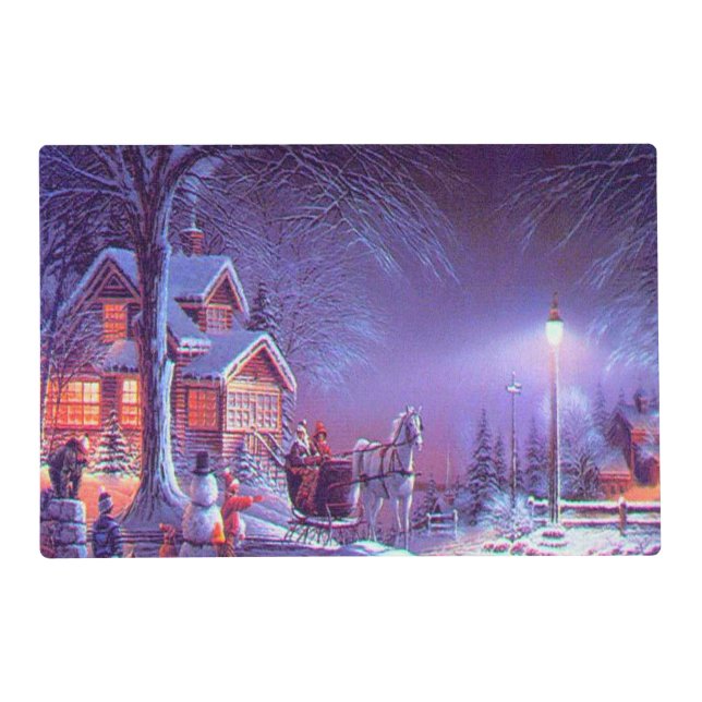 Gorgeous Christmas Placemats (Back)