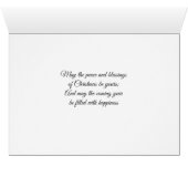 Gorgeous Christmas Tree and Decorations Card (Inside Horizontal (Bottom))