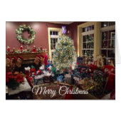 Gorgeous Christmas Tree and Decorations Card (Front Horizontal)