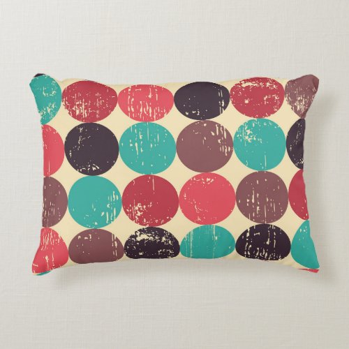 Gorgeous Circle Pattern Wallpaper Accent Pillow