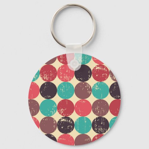 Gorgeous Circle Pattern Wallpaper Keychain