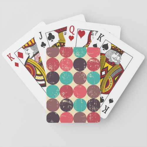 Gorgeous Circle Pattern Wallpaper Playing Cards