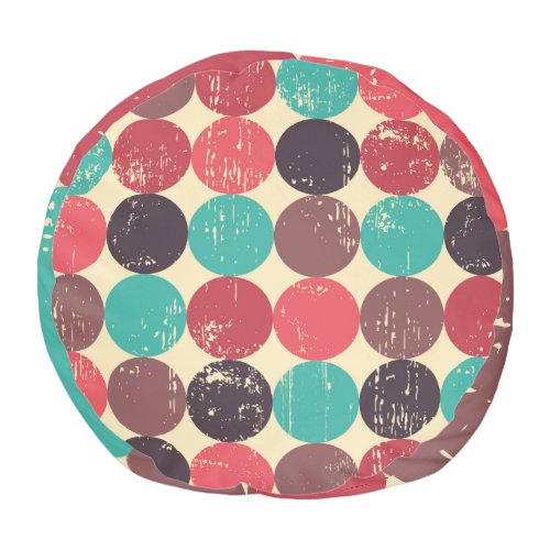 Gorgeous Circle Pattern Wallpaper Pouf