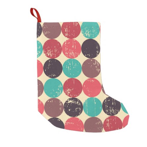 Gorgeous Circle Pattern Wallpaper Small Christmas Stocking