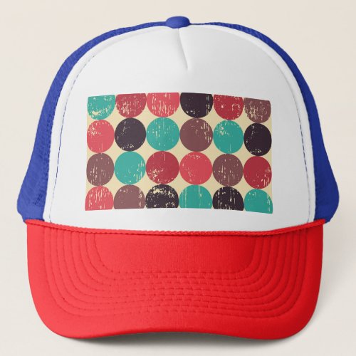 Gorgeous Circle Pattern Wallpaper Trucker Hat