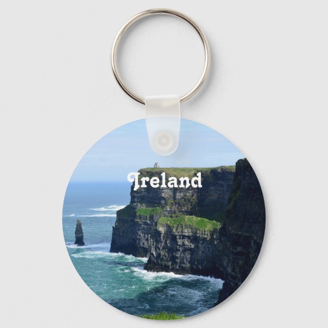 Gorgeous Cliffs of Moher Keychain (Front)