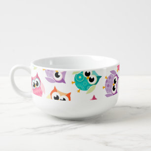 Gorgeous Custom Owl Soup Mug
