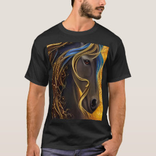 Gorgeous Dark Horse Triptych T-Shirt