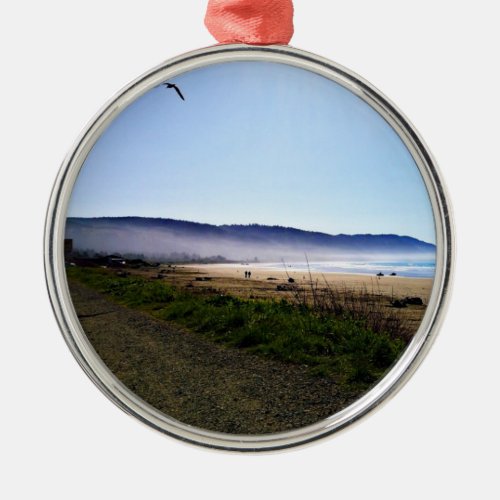 Gorgeous Day in Crescent City Beach California Metal Ornament