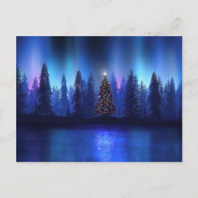 Gorgeous Deep Blue Christmas Cards and Gifts (Front)