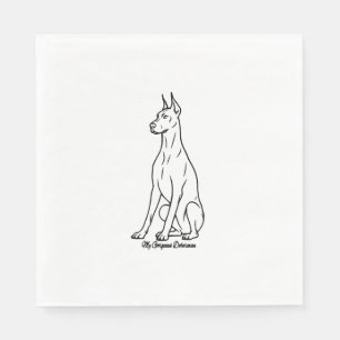 Gorgeous Doberman Napkins